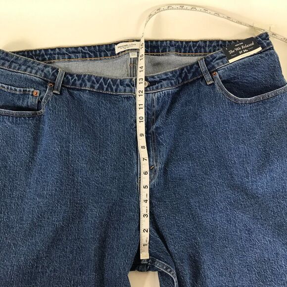 NEW Abercrombie & Fitch The '90s Relaxed High Rise Jeans Women's Plus Size 24S - Picture 7 of 13